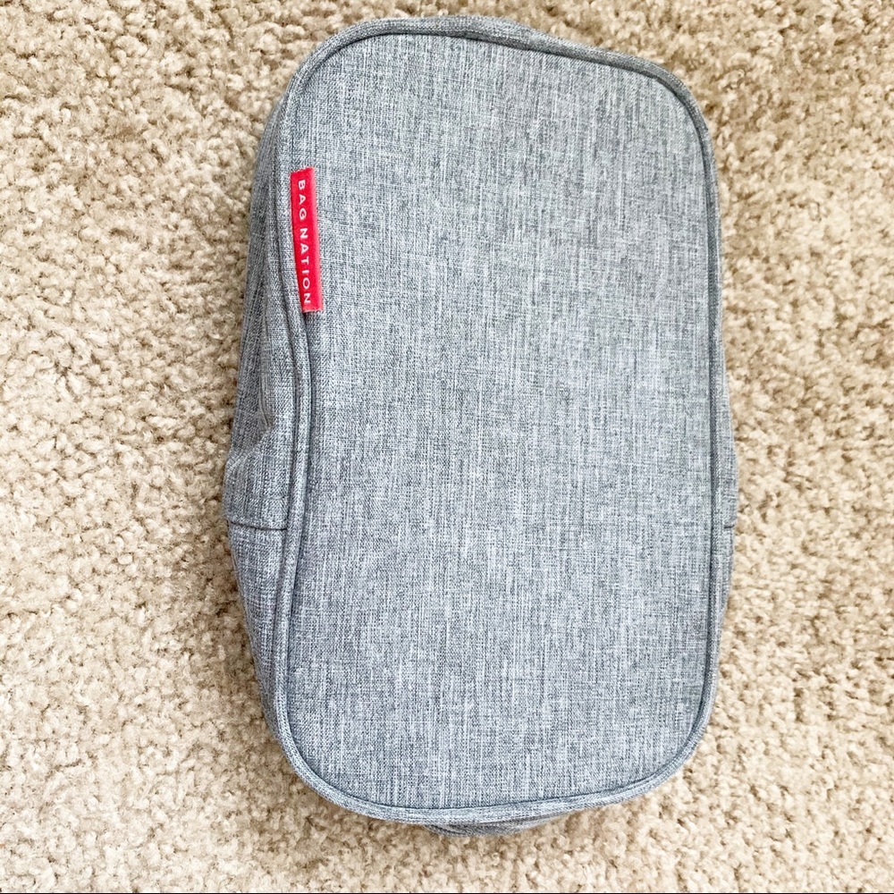Bag nation, travel, pocket/ toiletry bag, grey